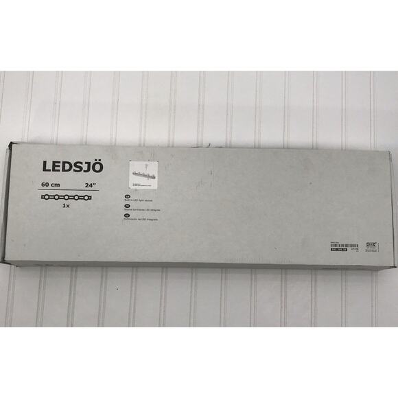 Ikea LEDSJÖ LED Vanity Wall Lamp Stainless Steel 24" Open Box - Picture 7 of 8